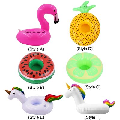 Swimming Pool Drink Cup Stand Inflatable Pool Floats Bar Coa