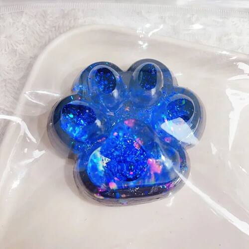 Cute Sequin Cat Claw Squishy Fidget Toy Slow Rebound Stress