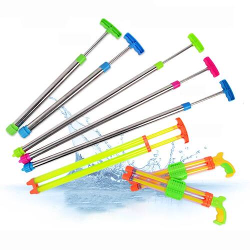 Outdoor Fun Summer Pulling type Water Cannon Stainless Steel