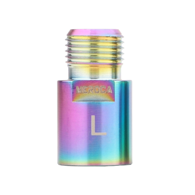 MEROCA自行车脚踏延长器公路山地车锁踏加长轴踏板20MM钢制延伸座