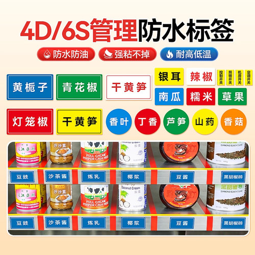 精臣M2/M3标签打印纸4D厨房标识