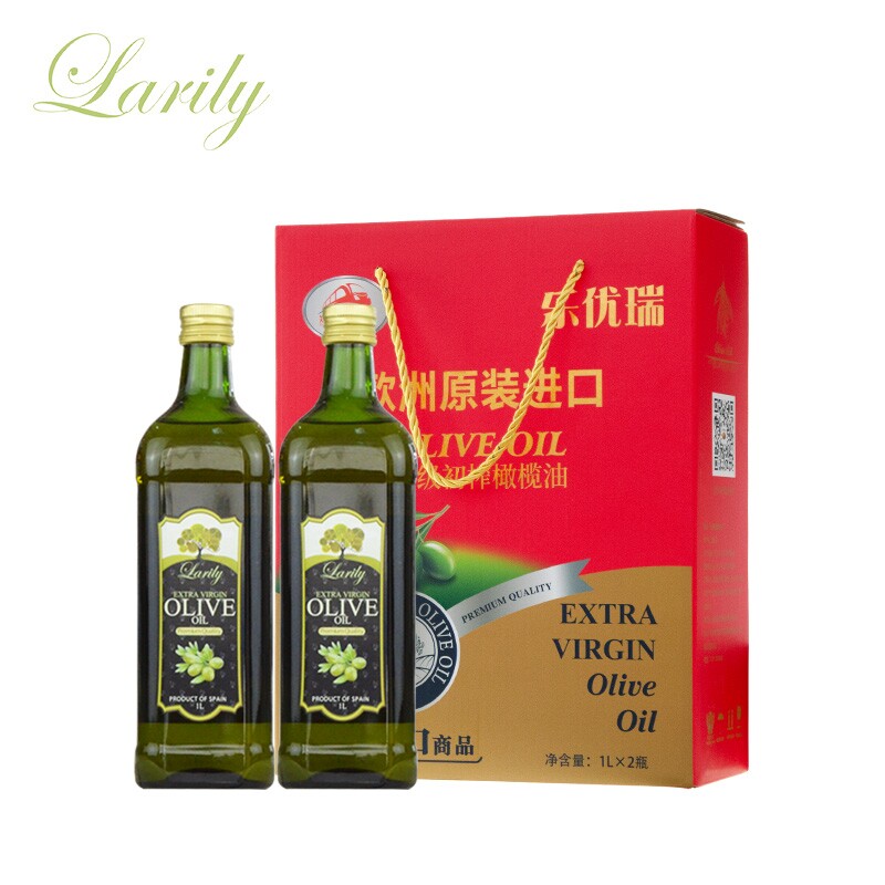西班牙进口特级初榨橄榄油1L*2瓶
