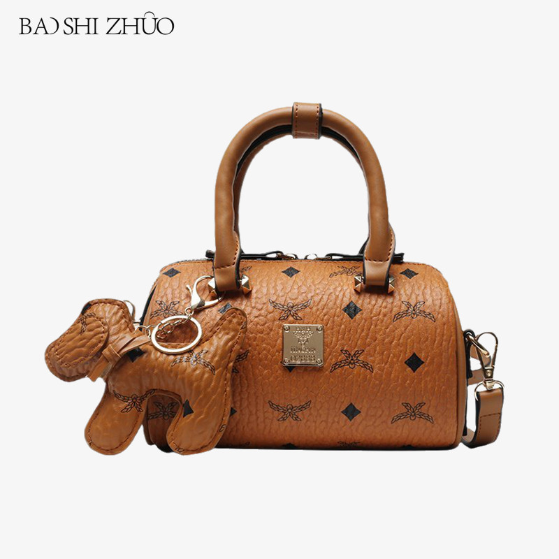 波士顿枕头包mini手提小包包女2020新款潮百搭单肩大容量女士斜挎