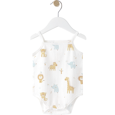 婴儿吊带包屁衣夏季新生儿薄款