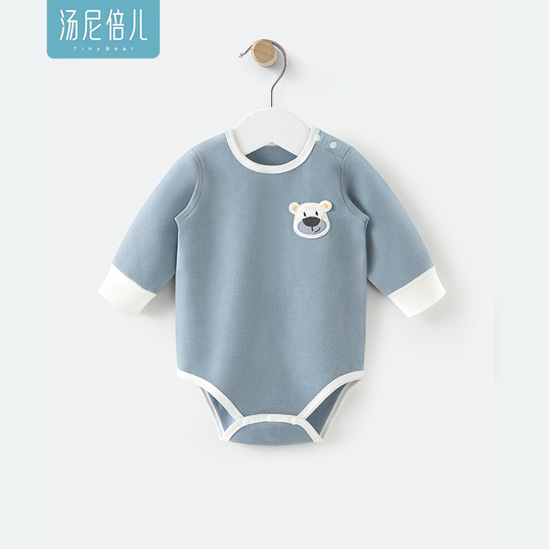 汤尼倍儿新生儿包屁衣德绒秋冬季