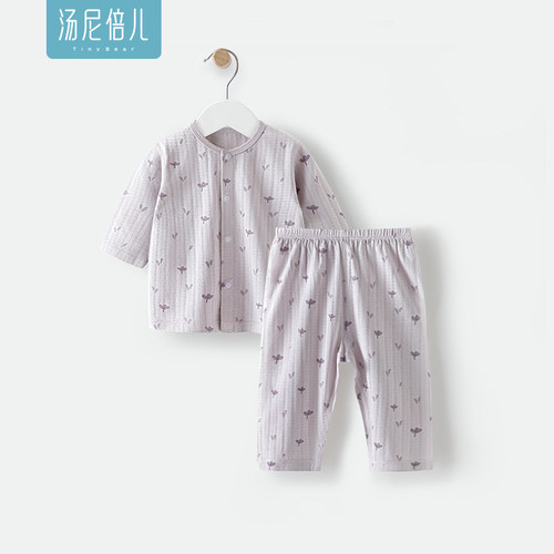 汤尼倍儿纯棉婴儿分体套装女宝夏