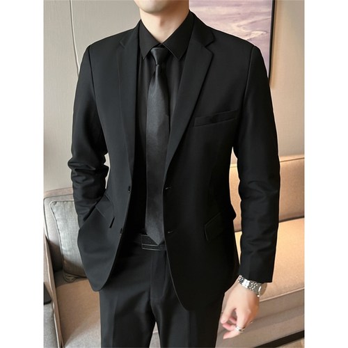 西服套装男士外套商务休闲春秋上衣伴郎服新郎结婚职业正装小西装