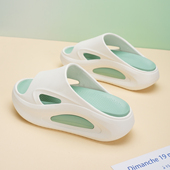 厚底拖鞋 女增高居家情侣运动沙滩凉拖 软底室内防滑凉鞋 女新款 夏季