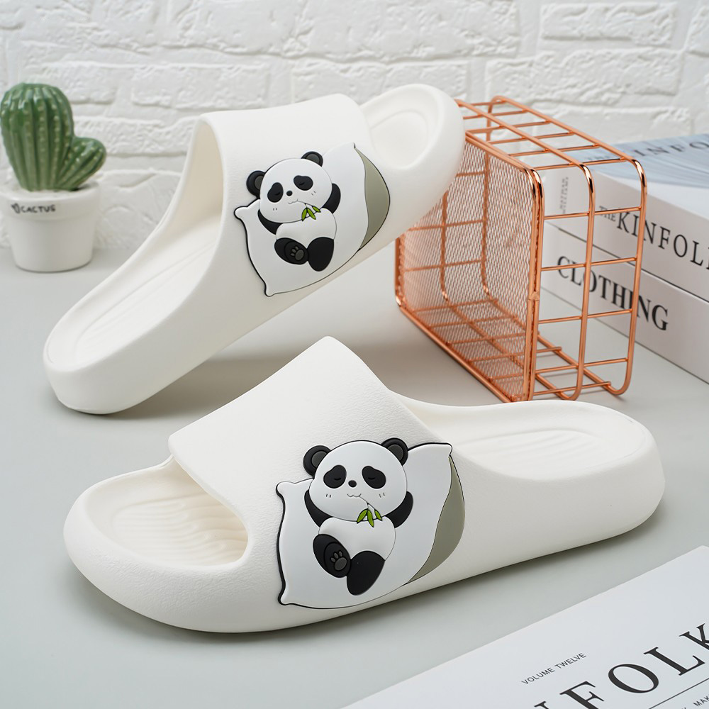 居家防滑拖鞋女款厚底夏外穿凉拖女情侣软底轻便室内静音可爱凉鞋