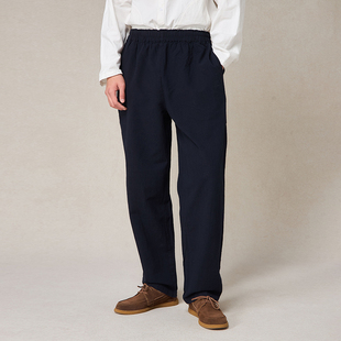 【照本堂】秋季新款手染棉麻长裤男15支亚麻简约休闲小脚裤M22575