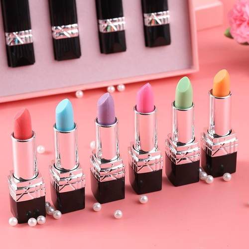 口红巧克力可以吃的口红糖搞怪零食节日礼物口红礼盒草莓味可食用