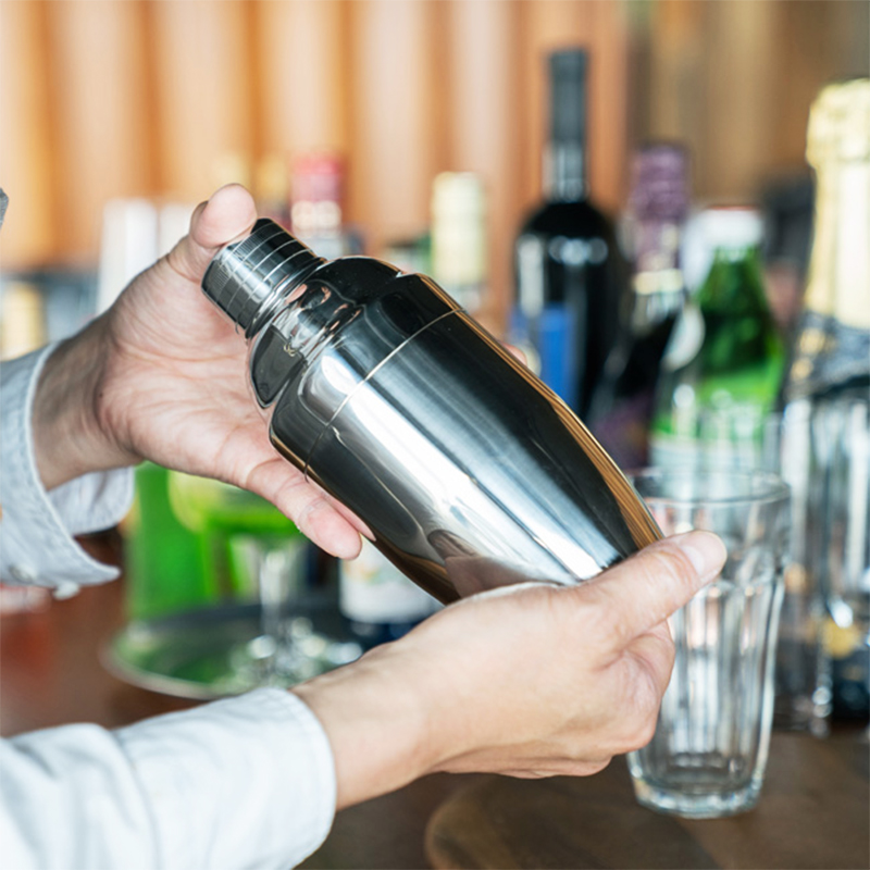 日本青芳制作所缎面不锈钢雪克壶鸡尾酒摇酒器酒吧调酒器工具套装