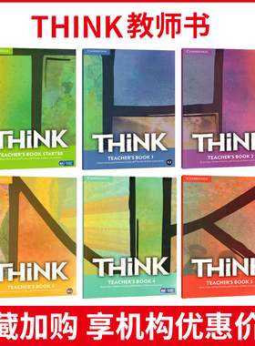 【麦凯思图书】 原版进口 think starter1 2 3 4 5级别教师用书剑桥大学出版社初中英语教材 THINK 考级学生用书教材