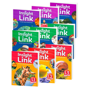原版进口少儿青少年英语跨学科综合阅读Insight Link starter 1 2 3 4 5 6级少儿英语steam蓝思阅读教材分级阅读训练专项教材
