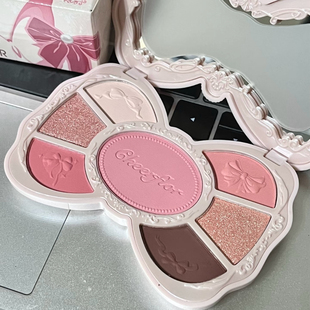 cheerflor蝴蝶结眼影盘日常淡妆持久大地色综合盘自然小众平价女