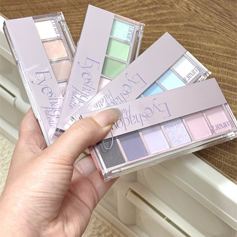 Eunarz又姿六色眼影盘日常淡妆