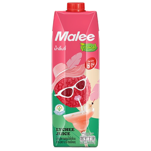 泰国玛丽Malee白葡萄荔枝复合果汁饮料1000m大瓶整箱进口酒席商超