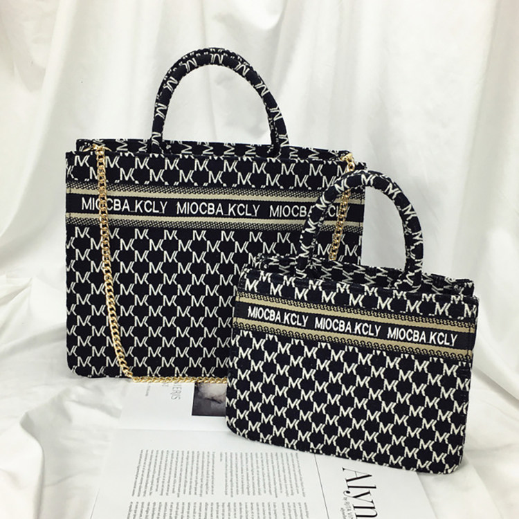 法国小MK手提托特包包女惠淘南风2020新款潮大容量单肩斜挎包