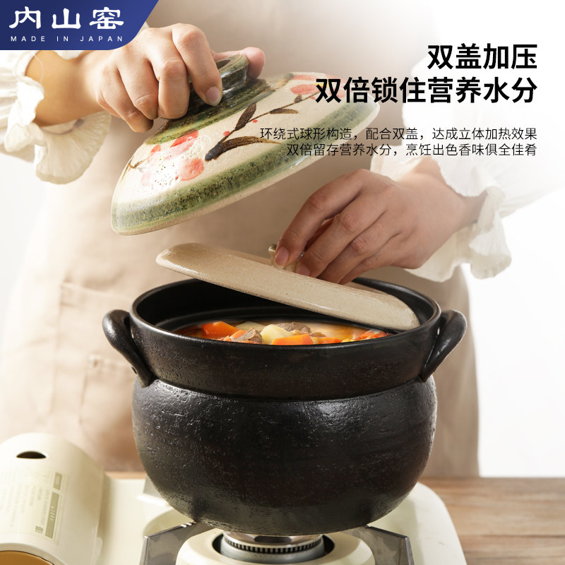 日本進口土鍋一人食純手工小砂鍋