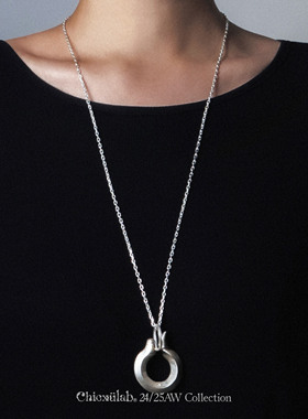 奇虚乐Chicxūlab 梦行云Nefelibata 素银吊坠项链