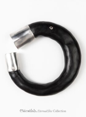 奇虚乐Chicxūlab 若拙Patina 黑檀镶银手镯