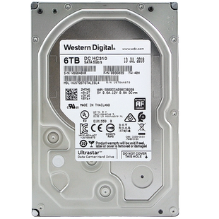 WD/西部数据 WUS721206BLE6L4 企业级NAS 3.5硬盘 7.2k 256MB 6TB