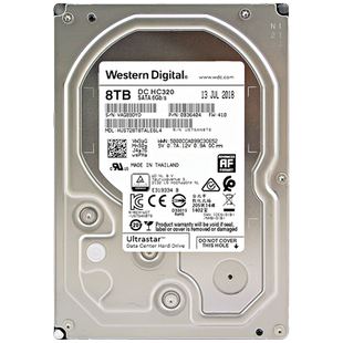 WD/西部数据 HA340 WUS721208BLE6L4 8T SATA企业级NAS 3.5硬盘