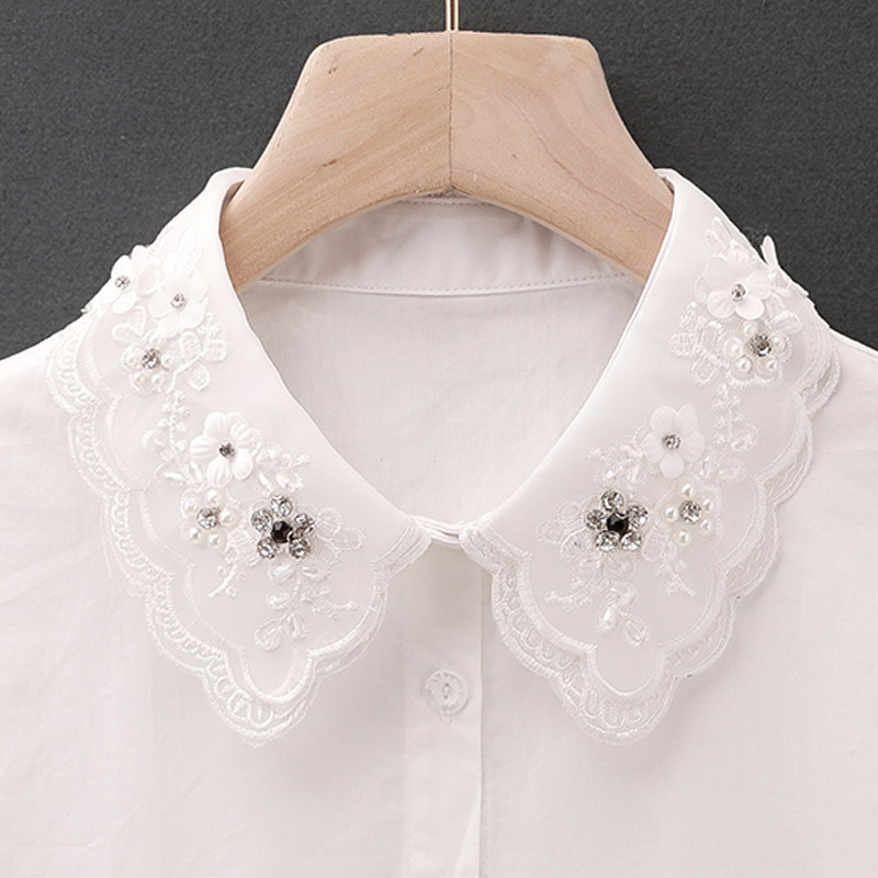 新款纯棉假领子女韩版秋冬季百搭双层订钻假领衬衫衣领打底毛衣领,服饰配件/皮带/帽子/围巾,假领,淘宝优惠券,粉丝福利购,淘宝优惠卷