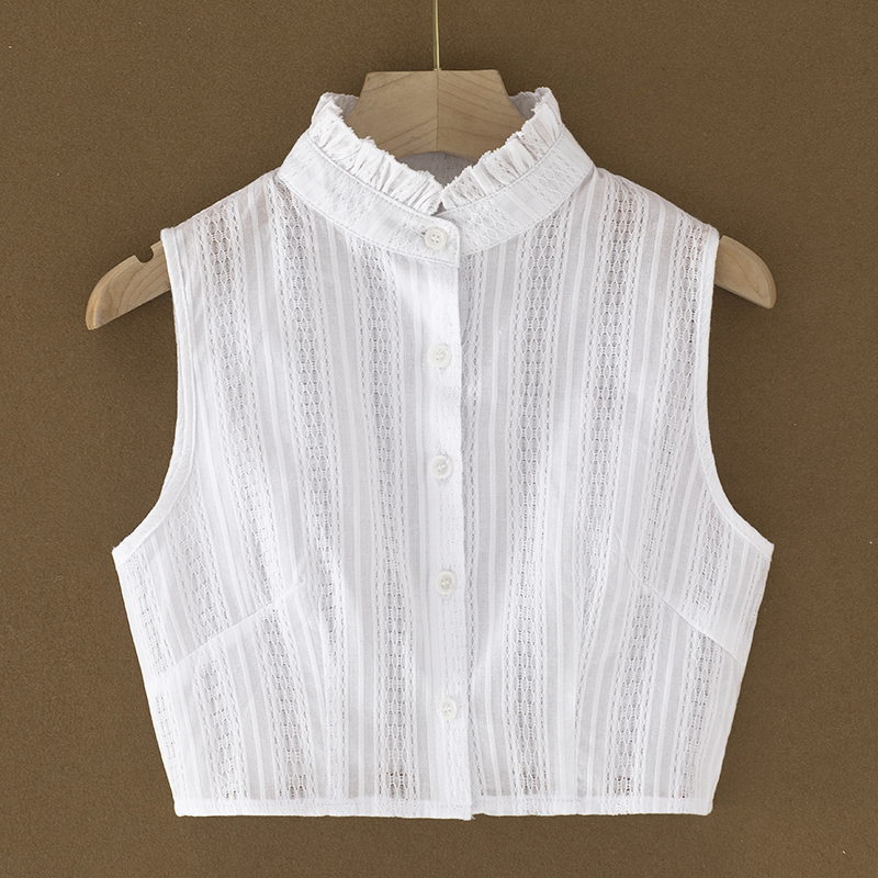 新款假领子女百搭透气立领内搭