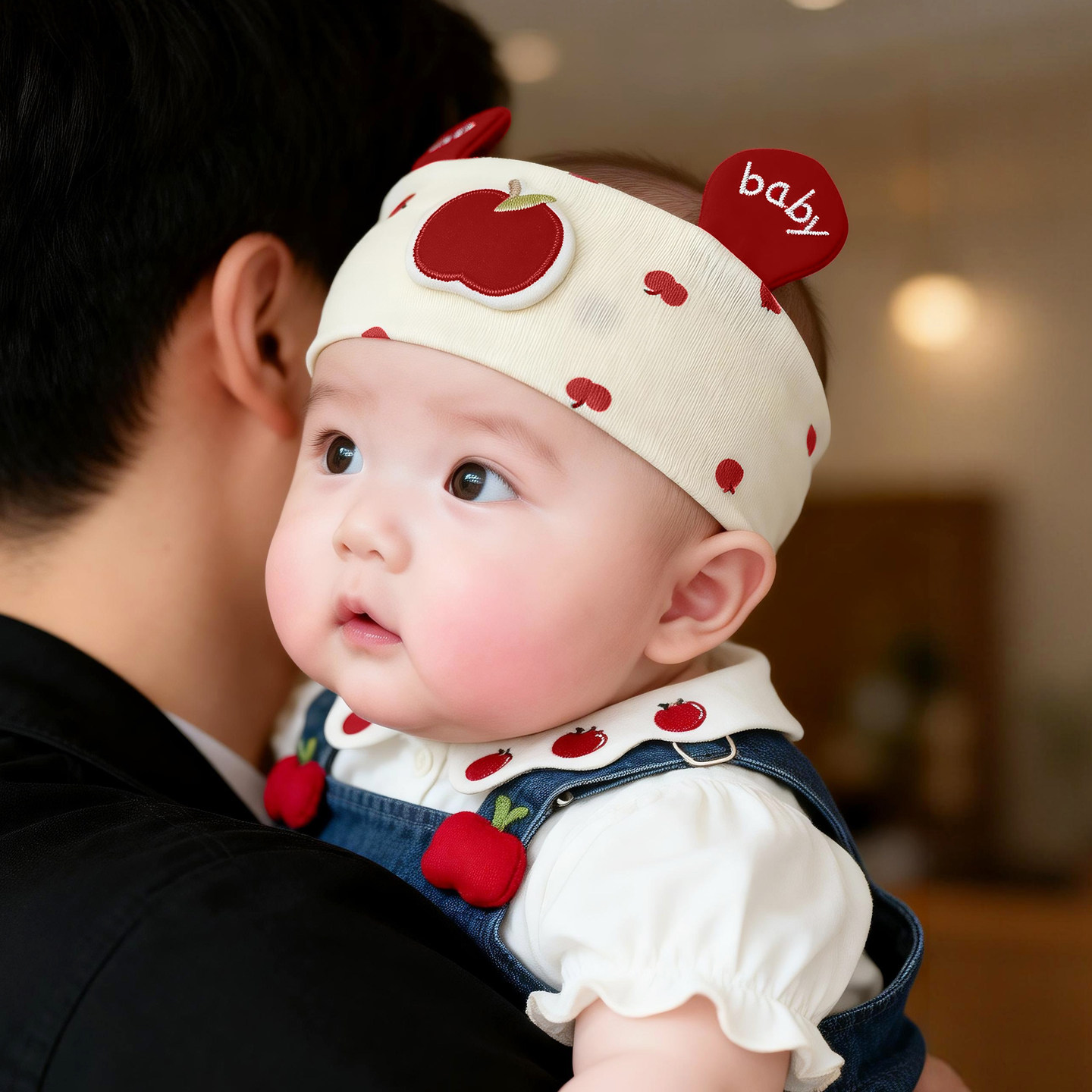 婴儿帽子春夏季宝宝胎帽初生女婴幼儿护囟门帽凉帽空顶帽可爱新款