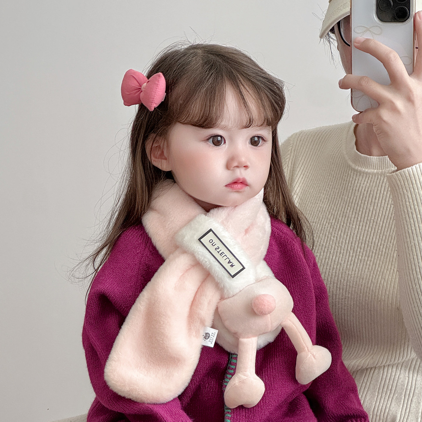 儿童围巾秋冬季宝宝护颈围脖女童脖套冬季女孩保暖婴幼儿新款外出,童装/婴儿装/亲子装,围巾,淘宝优惠券,粉丝福利购,淘宝优惠卷