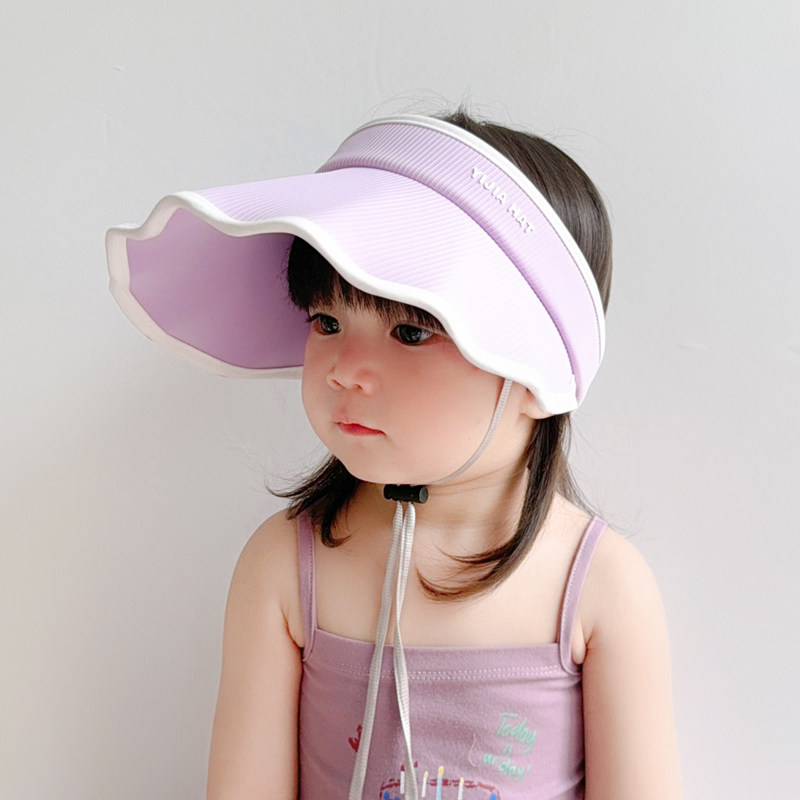 儿童帽子夏季防晒帽女孩大帽檐空顶女童遮阳帽沙滩太阳帽防紫外线,童装/婴儿装/亲子装,帽子,淘宝优惠券,粉丝福利购,淘宝优惠卷