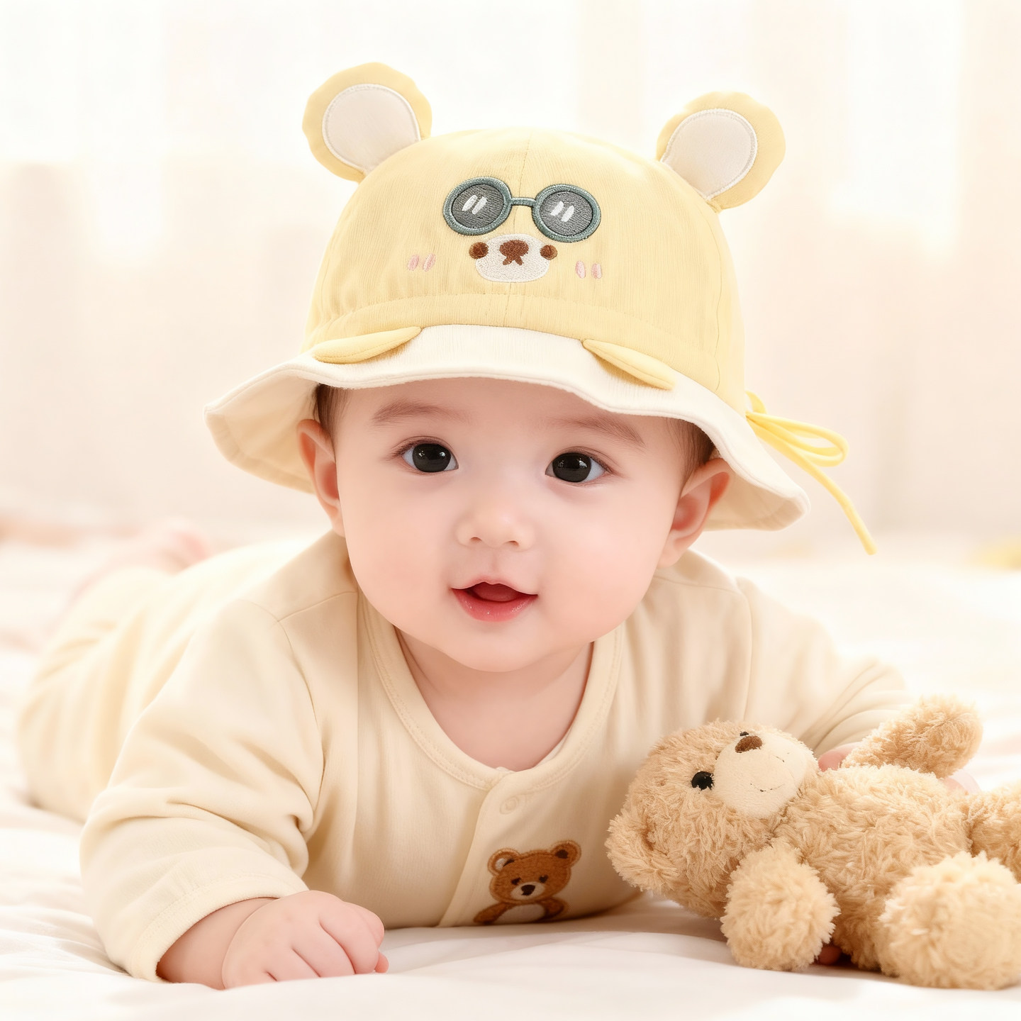 婴儿帽子春秋季宝宝渔夫帽婴幼儿男遮阳帽防晒帽新款太阳帽可爱春,童装/婴儿装/亲子装,帽子,淘宝优惠券,粉丝福利购,淘宝优惠卷