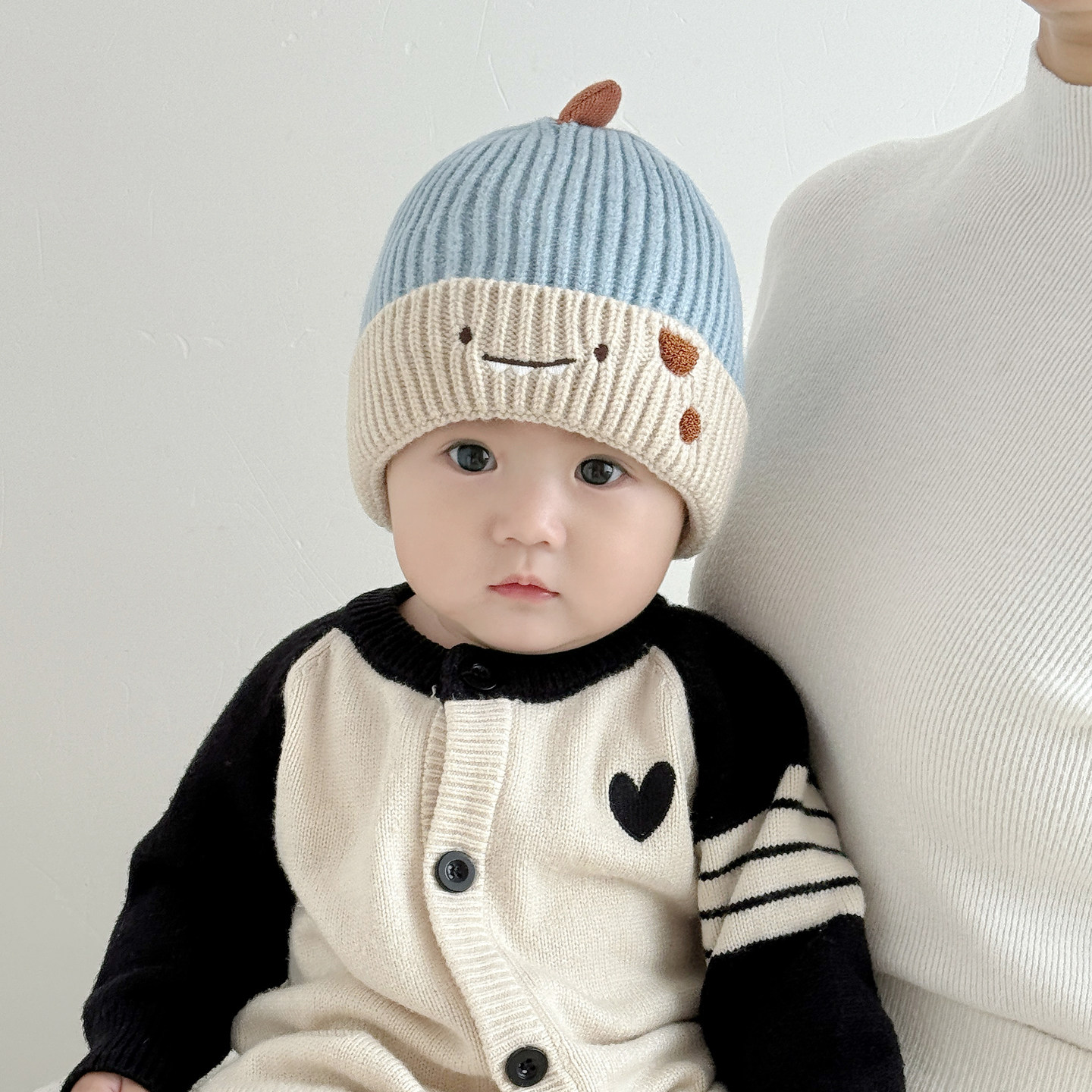 婴儿帽子秋冬季宝宝男童毛线帽针织帽儿童护耳帽冬季新款加厚男孩,童装/婴儿装/亲子装,帽子,淘宝优惠券,粉丝福利购,淘宝优惠卷