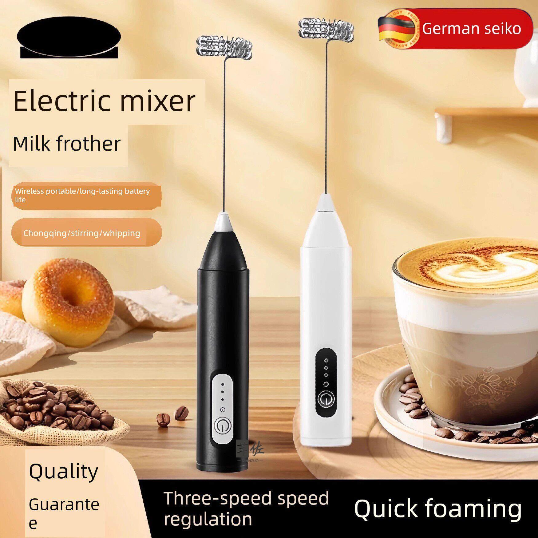 手持小型奶泡器电动咖啡打泡器家用奶泡机牛奶打发器搅拌棒打蛋器