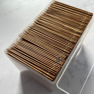 优质单头碳化牙签家用高档精致一次性牙签商用专用高端特级竹牙签