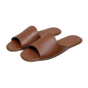 轻奢夏季牛皮拖鞋家居室内地板高档真皮居家凉拖鞋防滑牛筋底男女