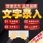 中英文代打字服务手写稿件文字录入繁体公式 录入表格制作word排版