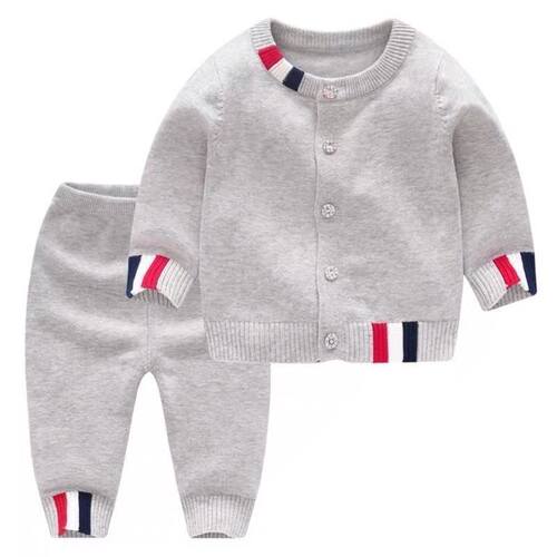 男女宝宝毛衣婴儿套装针织开衫春秋洋气超萌可爱衣服1岁2婴童