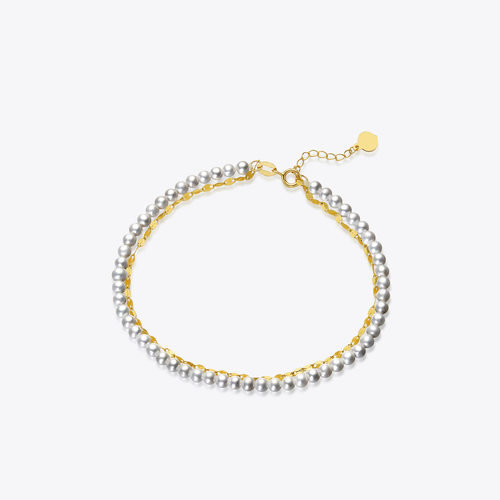 Meluxe淡水珍珠双层手链