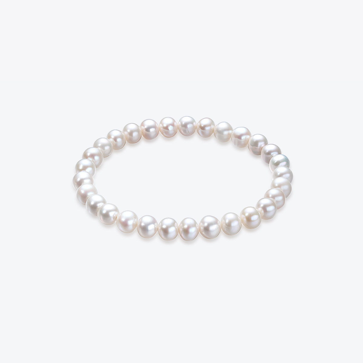 S925银天然淡水珍珠项链手链