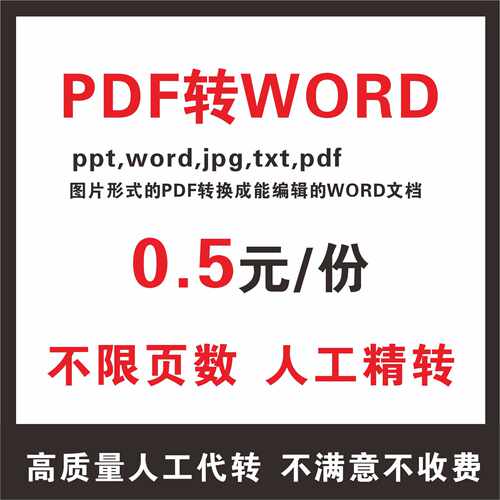 PDF图片格式转换成word/excel/txt/ppt/可编辑文档 修改合并拆分