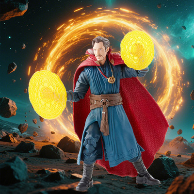 疯狂的多元宇宙奇异博士魔法阵手办电影人仔关节可动头雕玩具摆件