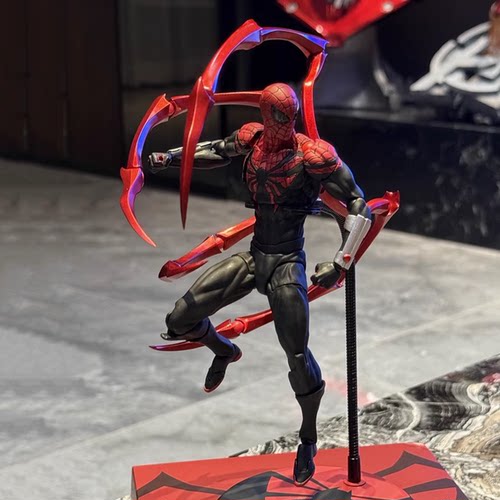 MT章帕克究极蜘蛛侠可动手办共生体messtoys布衣猩红摆件模型玩具