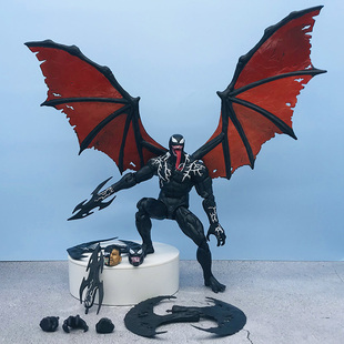 豪华版毒液3玩具马手办最后一舞摆件公仔模型SHF共生体可动人偶