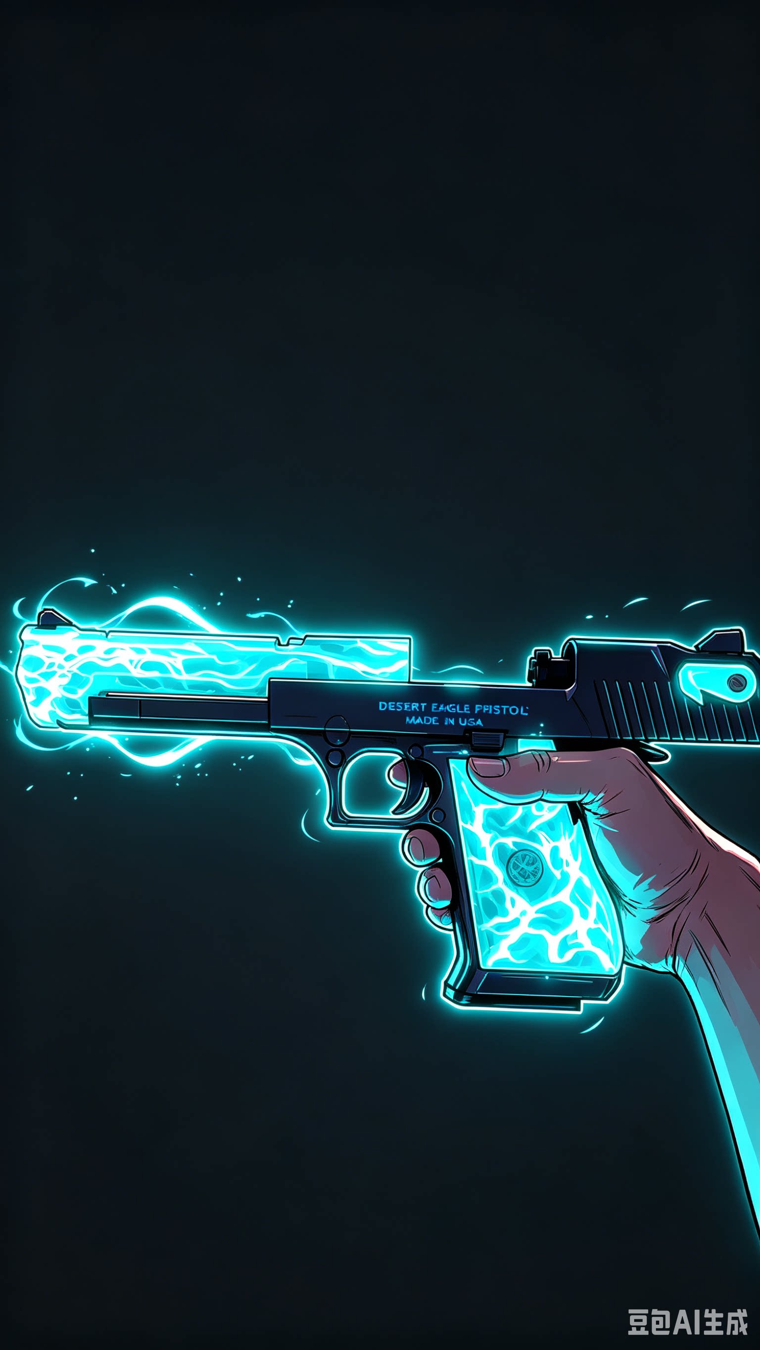 穿越火线沙漠之鹰CSGO沙鹰3D打印抛壳模型玩具