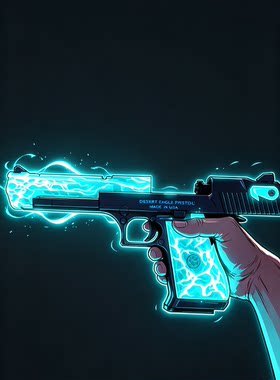 穿越火线沙漠之鹰CSGO沙鹰3D打印抛壳模型玩具