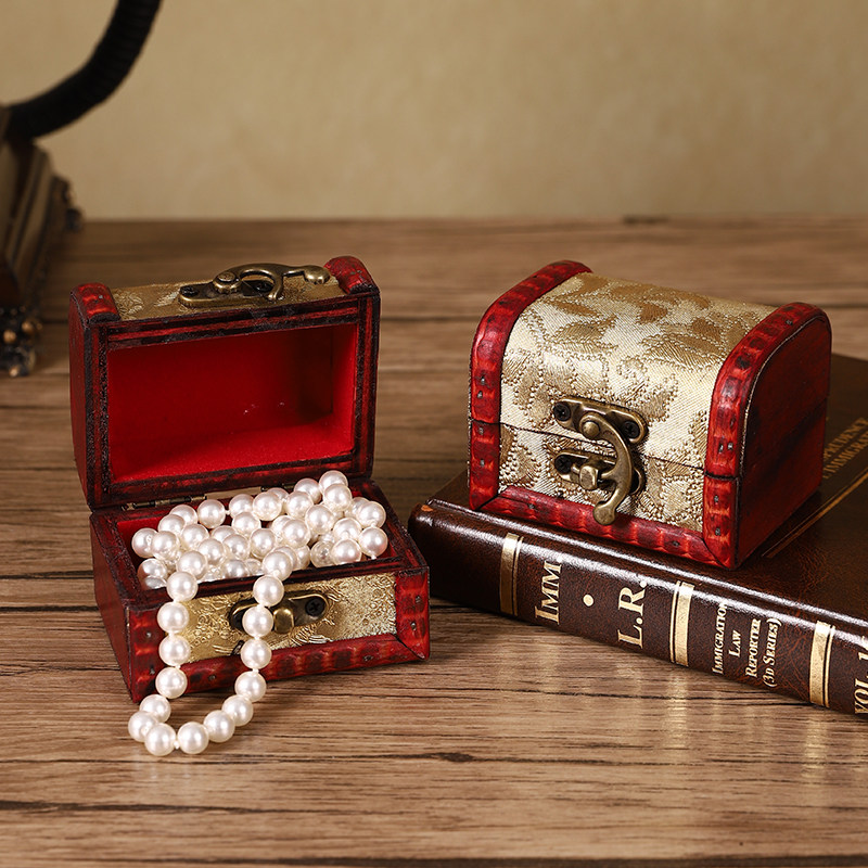 迷你首饰盒复古小盒子怀旧