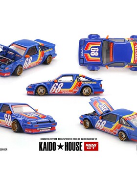 Kaido House X  1:64 丰田AE86 Sprinter 合金汽车模型 196