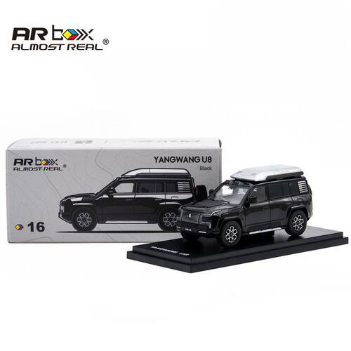 ARbox 1:64 仰望 U8 越野玩家版合金车模 曜石黑合金车模